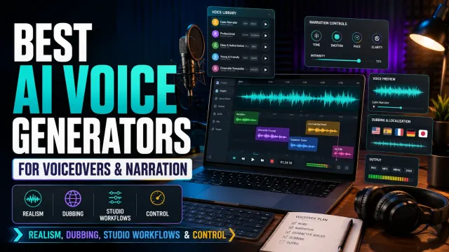 Best AI Voice Generators for Voiceovers and Narration