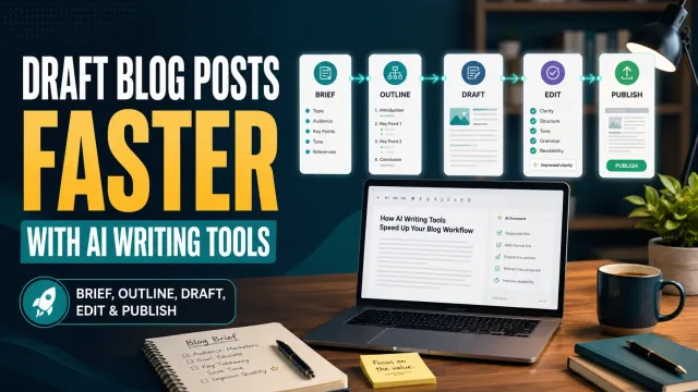 How to Draft Blog Posts Faster with AI Writing Tools